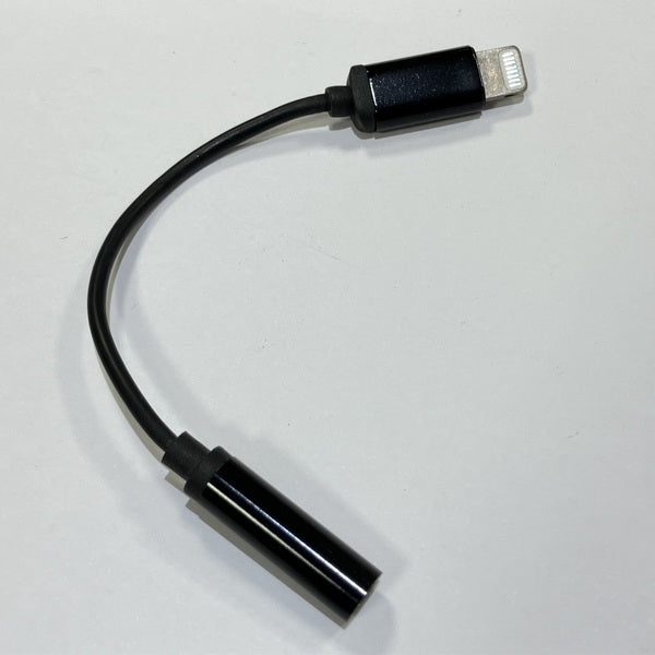 【中古】Lightning to 3.5mm 変換アダプタ ブラック【名古屋】